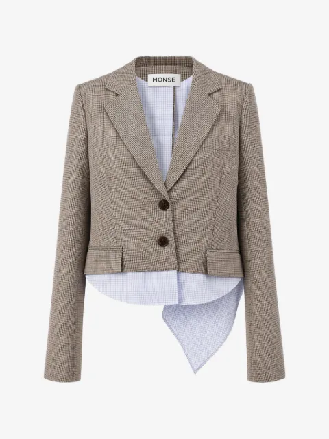 Monse back cascade blazer