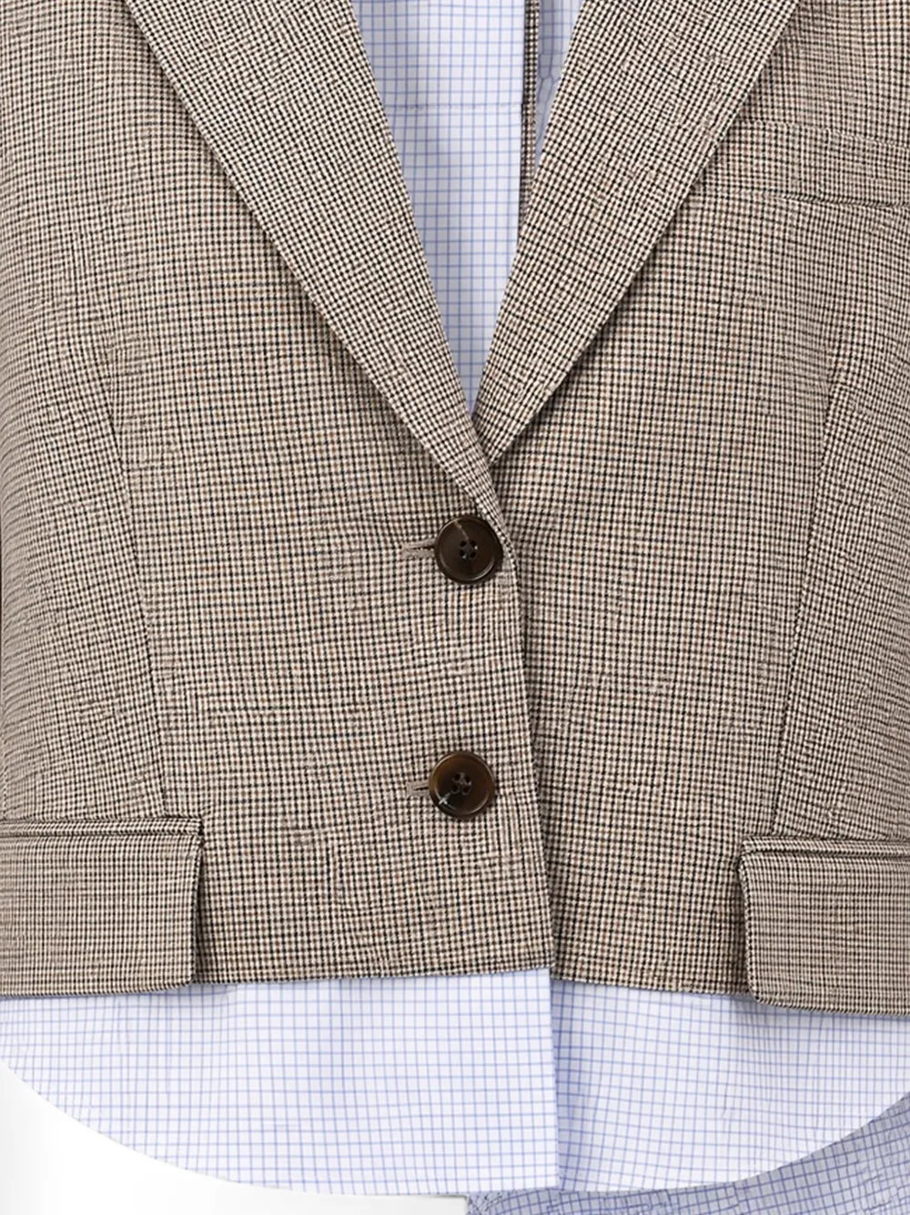 Monse Cascade blazer Bruin