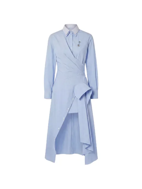 Monse cascade-detail shirt dress