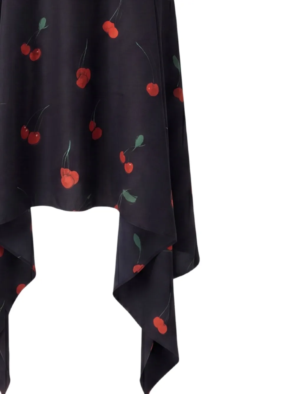 Monse Blousejurk met kersenprint Zwart