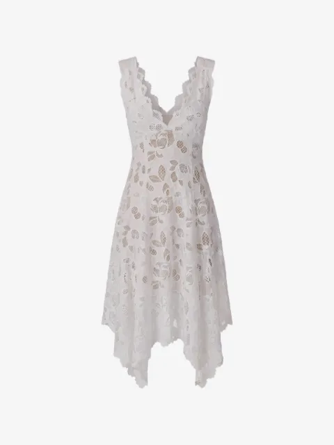 Monse eyelet laced midi dress