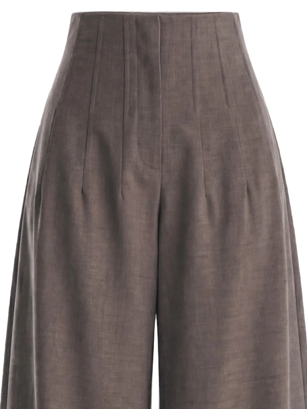 Monse Broek met wijde pijpen Grijs