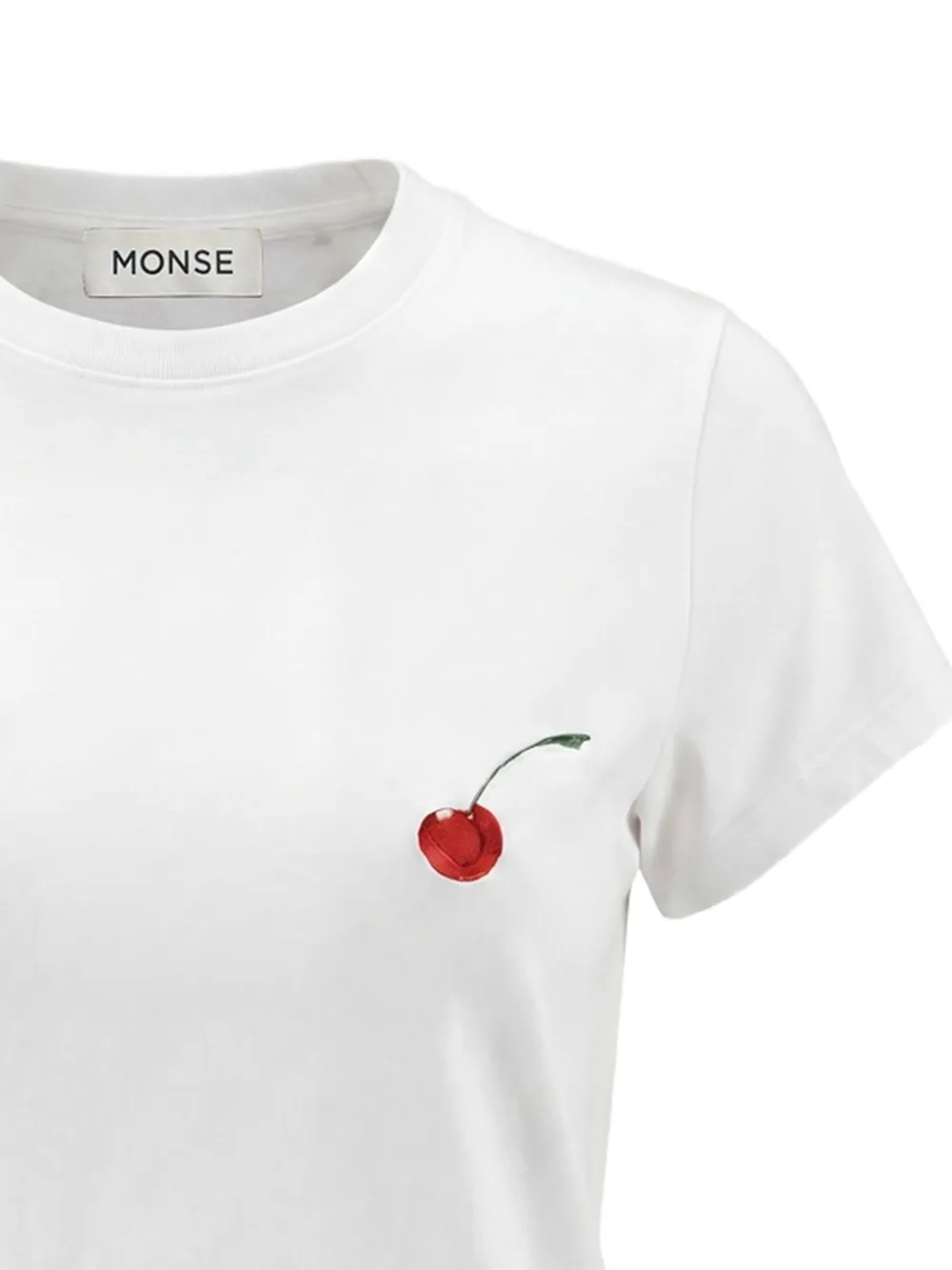 Monse T-shirt met kersenprint Wit