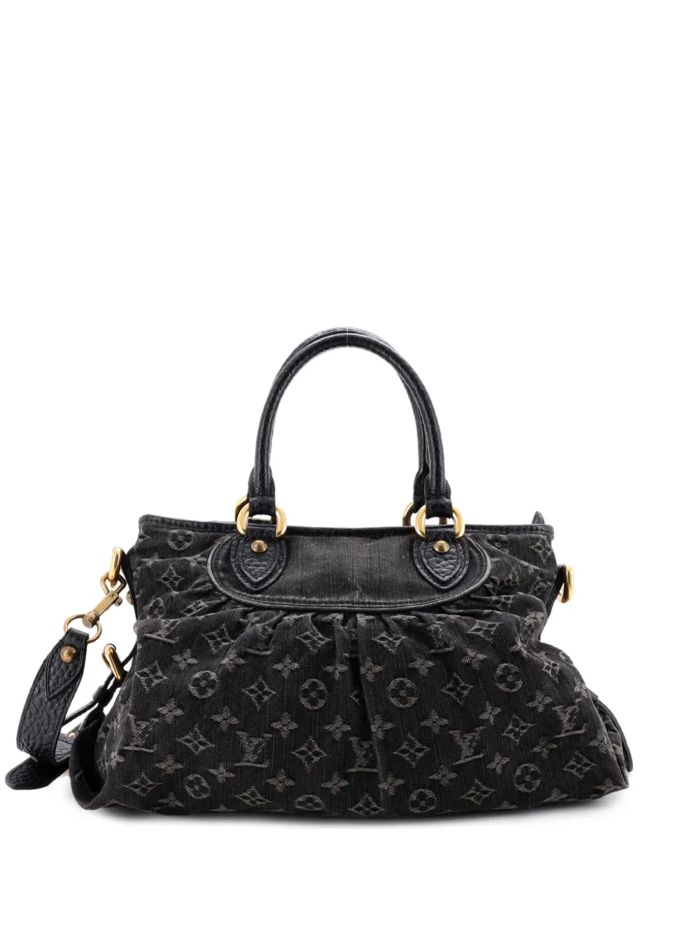 Louis Vuitton Pre-Owned Neo Cabby Handbag Monogram Denim MM tote bag - Black