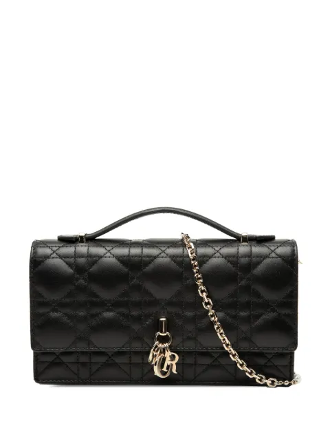Christian Dior Pre-Owned 2025 Mini Lambskin Cannage My Dior satchel
