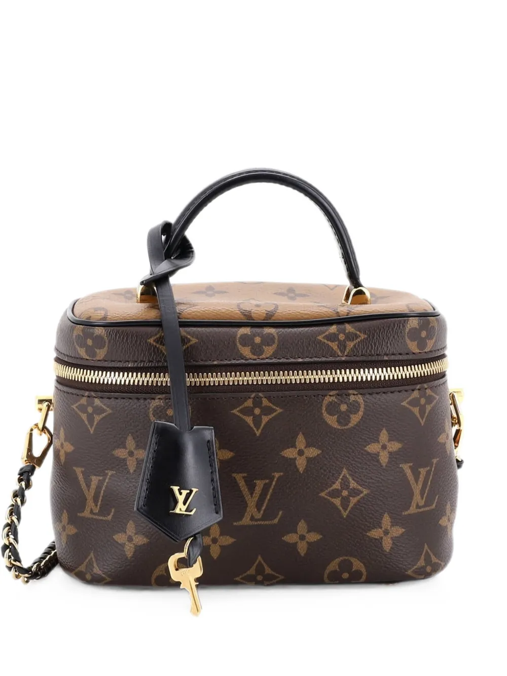 Louis Vuitton Pre-Owned Borsa a tracolla Vanity PM in tela Reverse Monogram - Marrone