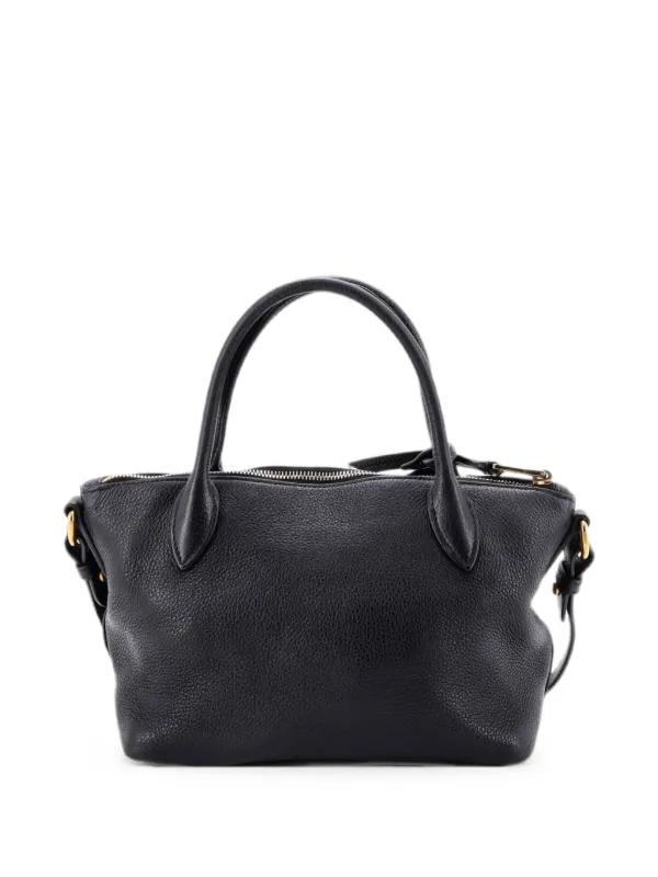 PRADA ショルダーバッグ Prada Pre-Owned Dual Strap Zip Tote Vitello Daino Small Shoulder