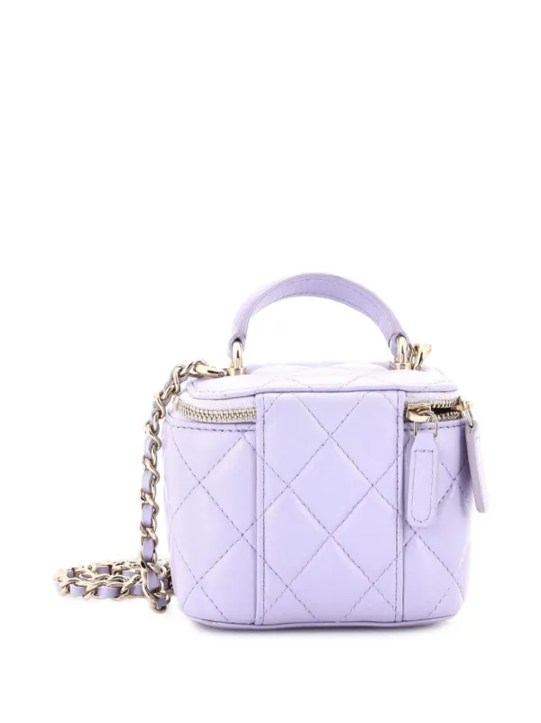 CHANEL Pre-Owned クラシック トップハンドル バニティケース ウィズ 