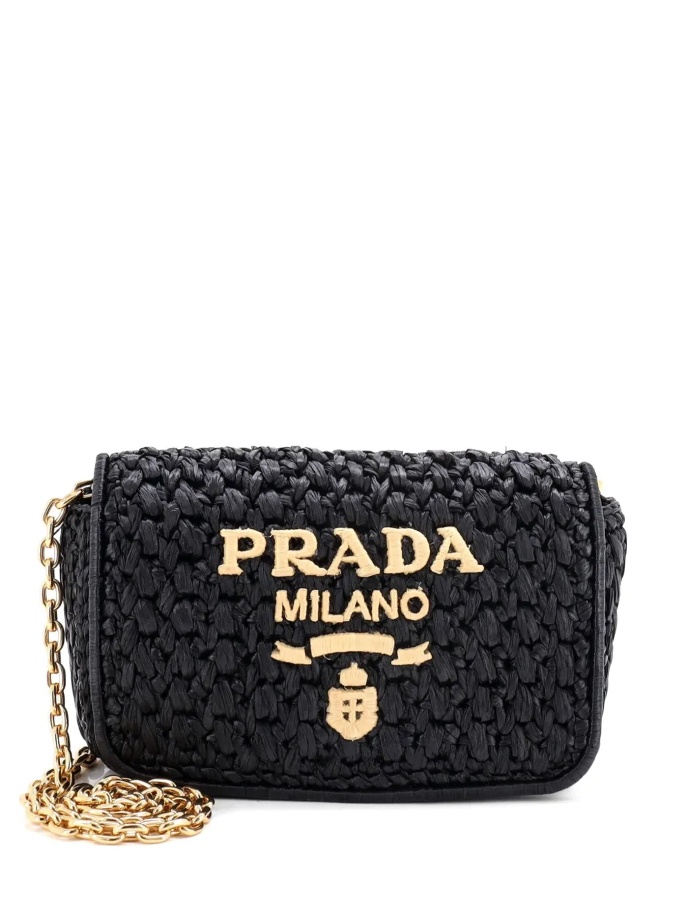 Prada Pre-Owned Borsa a spalla mini con logo - Nero