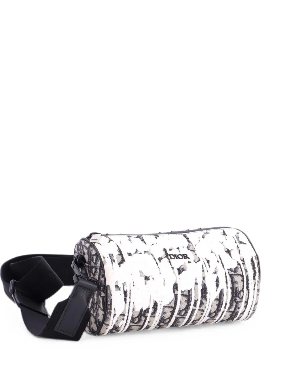 Christian Dior Pre-Owned Dior x Raymond Pettibon Roller Messenger Bag Printed Oblique Canvas crossbody bag - Blu