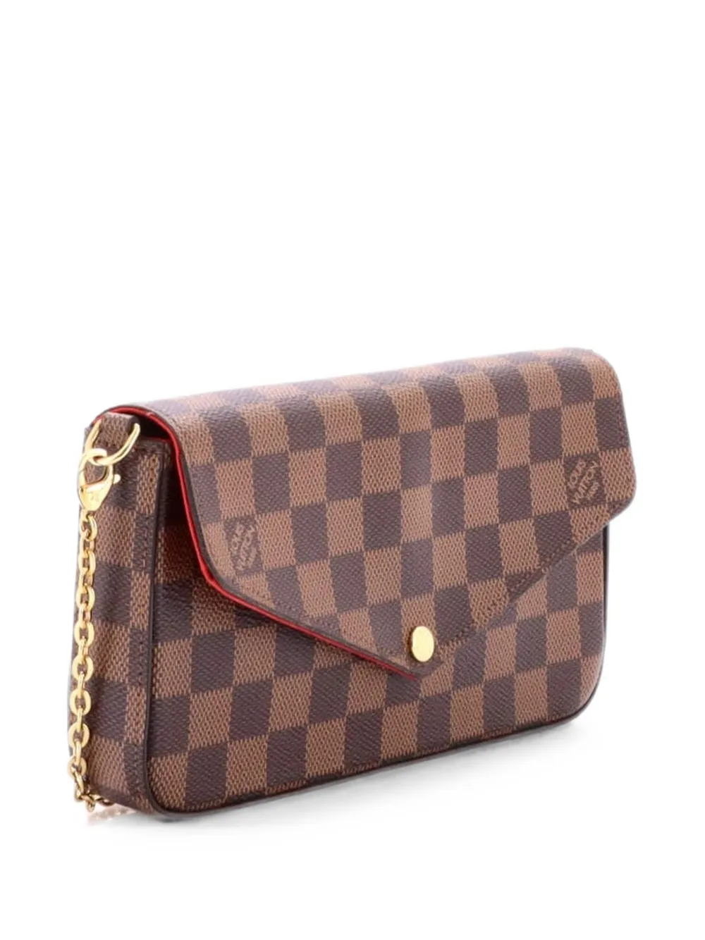 Louis Vuitton Pre-Owned Felicie Pochette Damier crossbody bag - Braun
