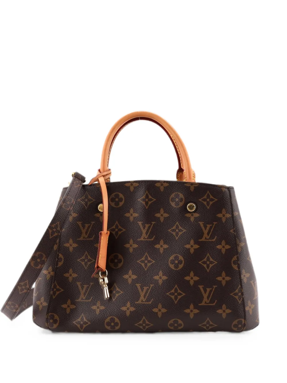 Louis Vuitton Pre-Owned Montaigne Handbag Monogram Canvas BB satchel - Brown