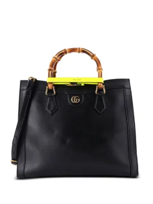 Gucci Pre-Owned ダイアナ NM バンブーハンドル レザー スモール