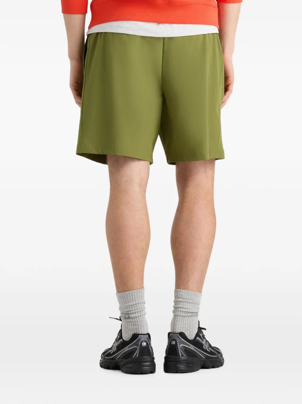 New Balance Athletics stretch geweven shorts Groen
