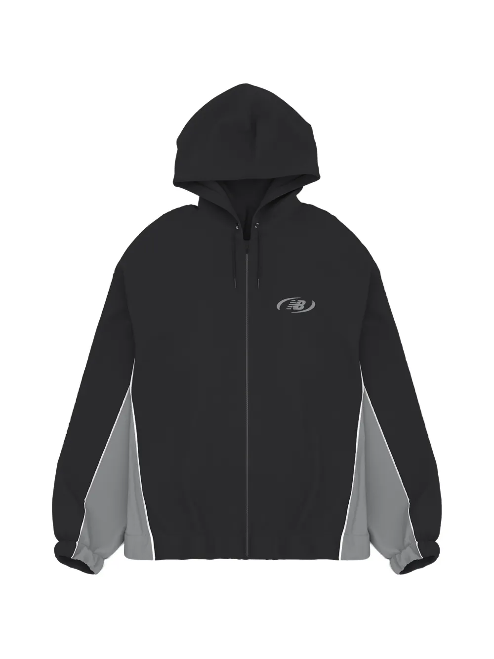 New Balance Giacca Trackside con cappuccio - Nero