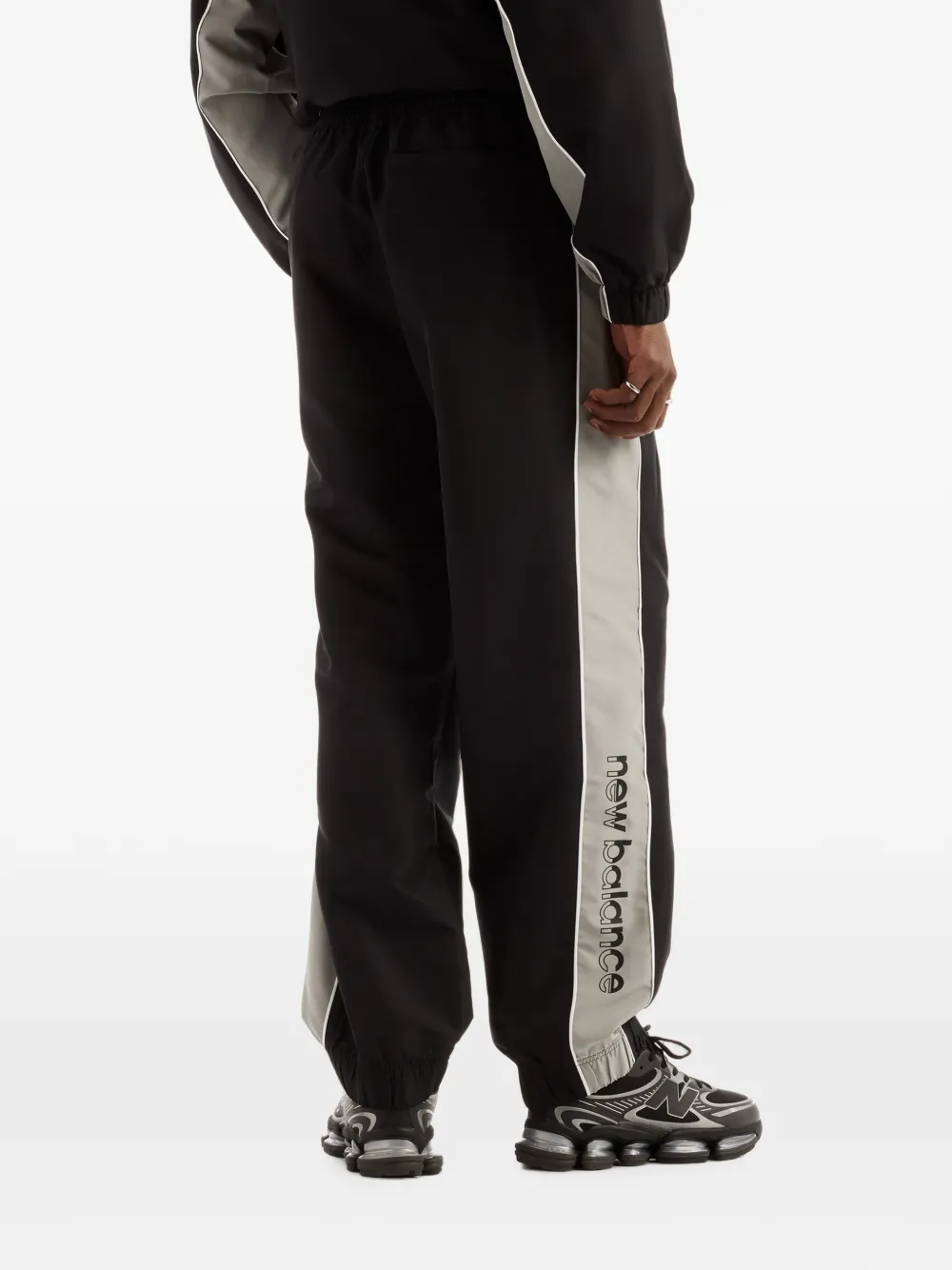 New Balance Trackside geweven broek Zwart