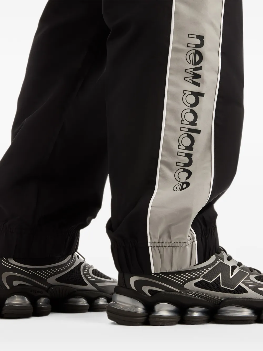New Balance Trackside geweven broek Zwart