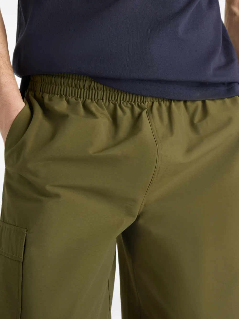 New Balance Cargo broek met logodetail Groen