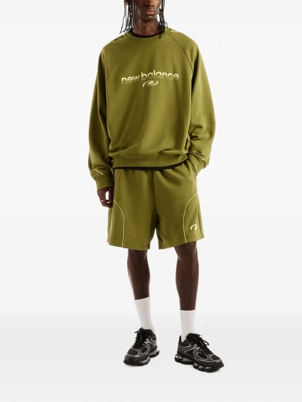 New Balance Trackside shorts Groen