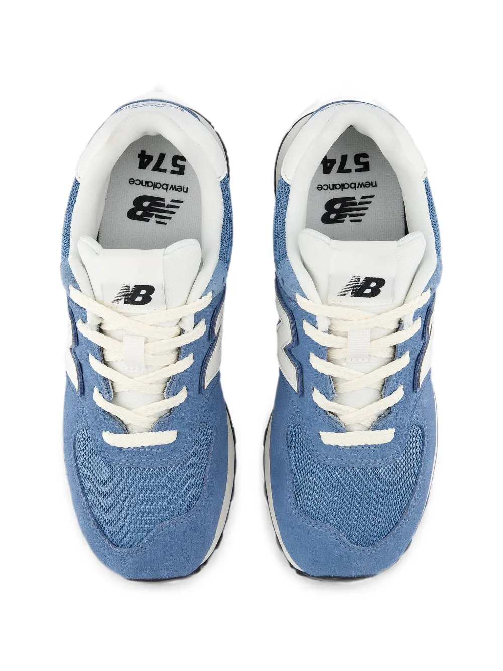 New Balance Kids 574 lace-up sneakers Blauw