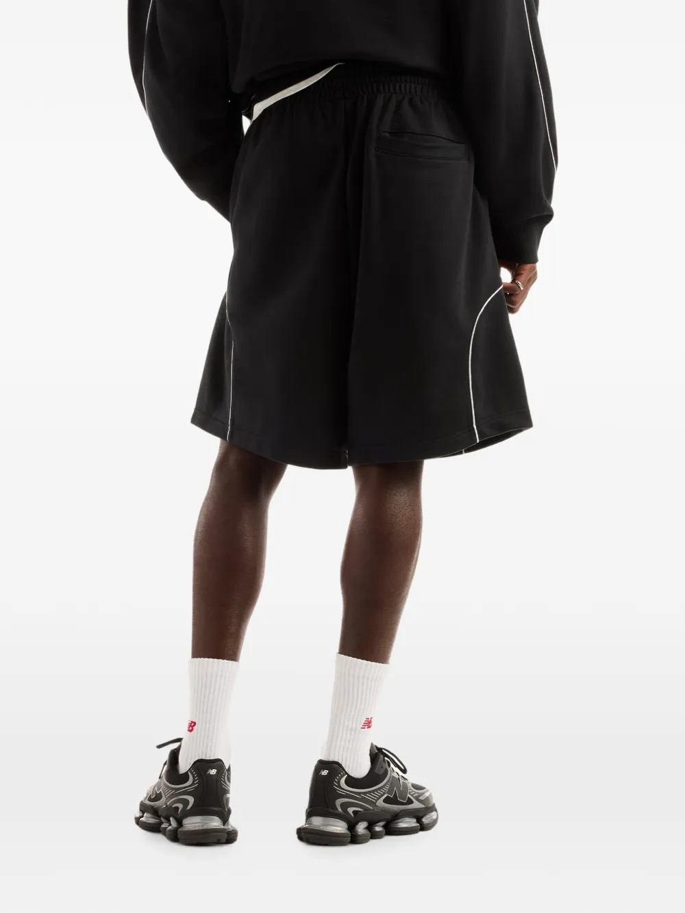 New Balance Trackside shorts Zwart