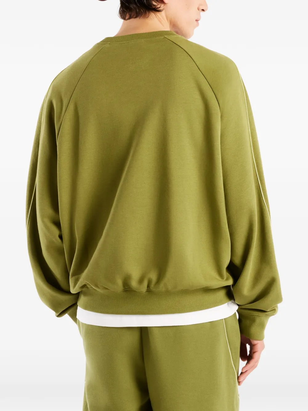 New Balance Trackside sweater met ronde hals Groen
