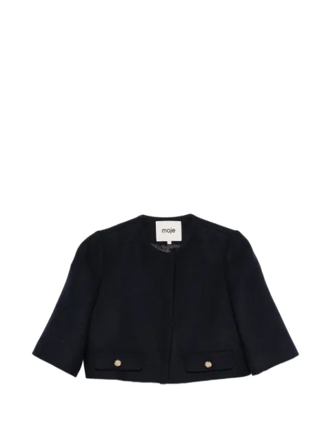 Maje cropped short-sleeve blazer