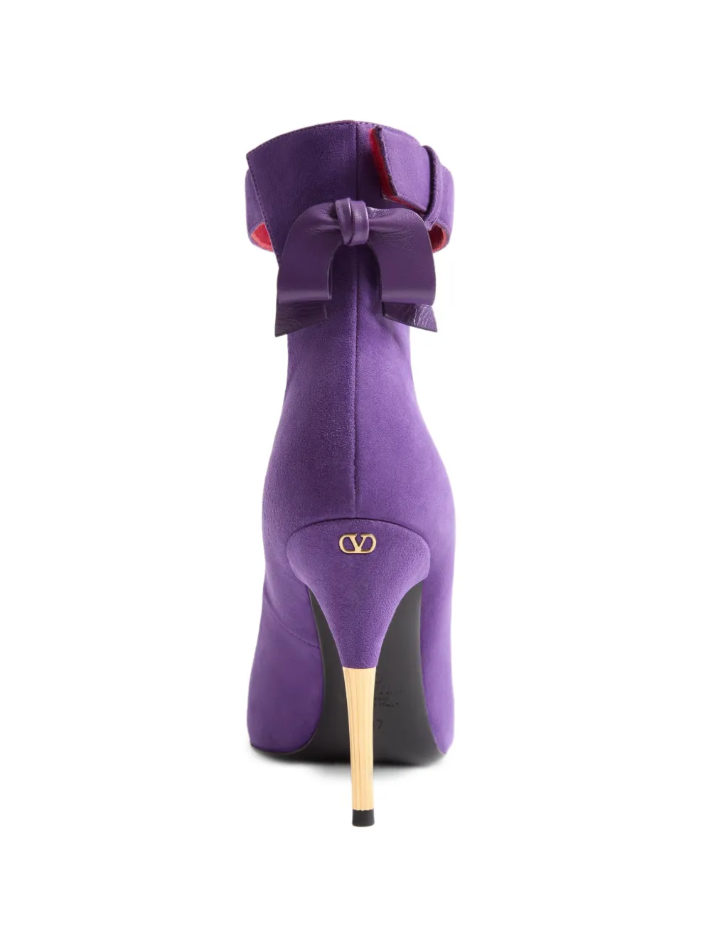 Valentino Garavani Fatale suede pumps 105mm Paars