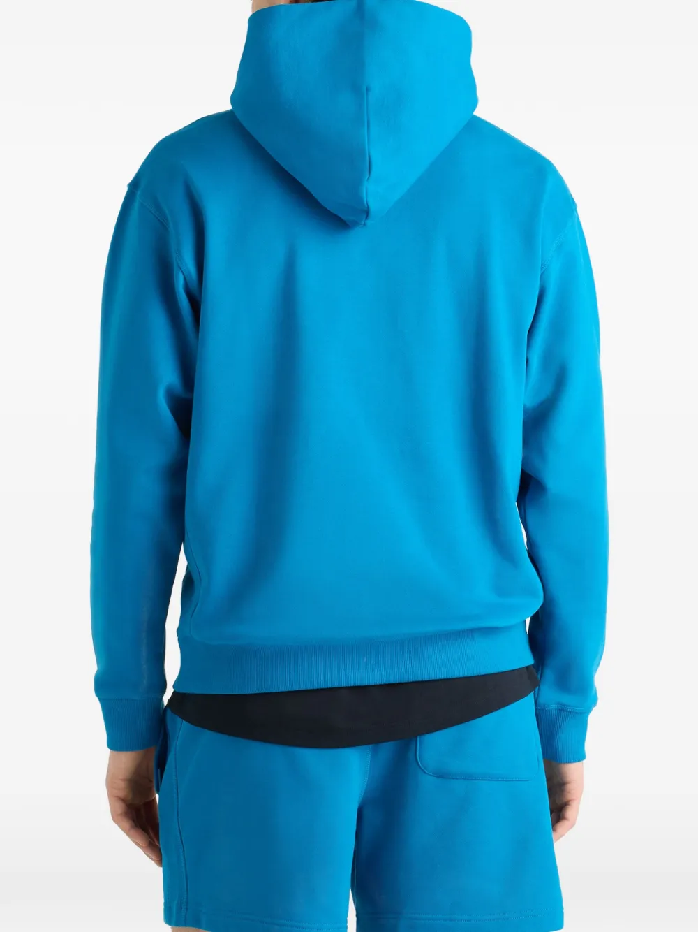 New Balance Badstof hoodie Blauw