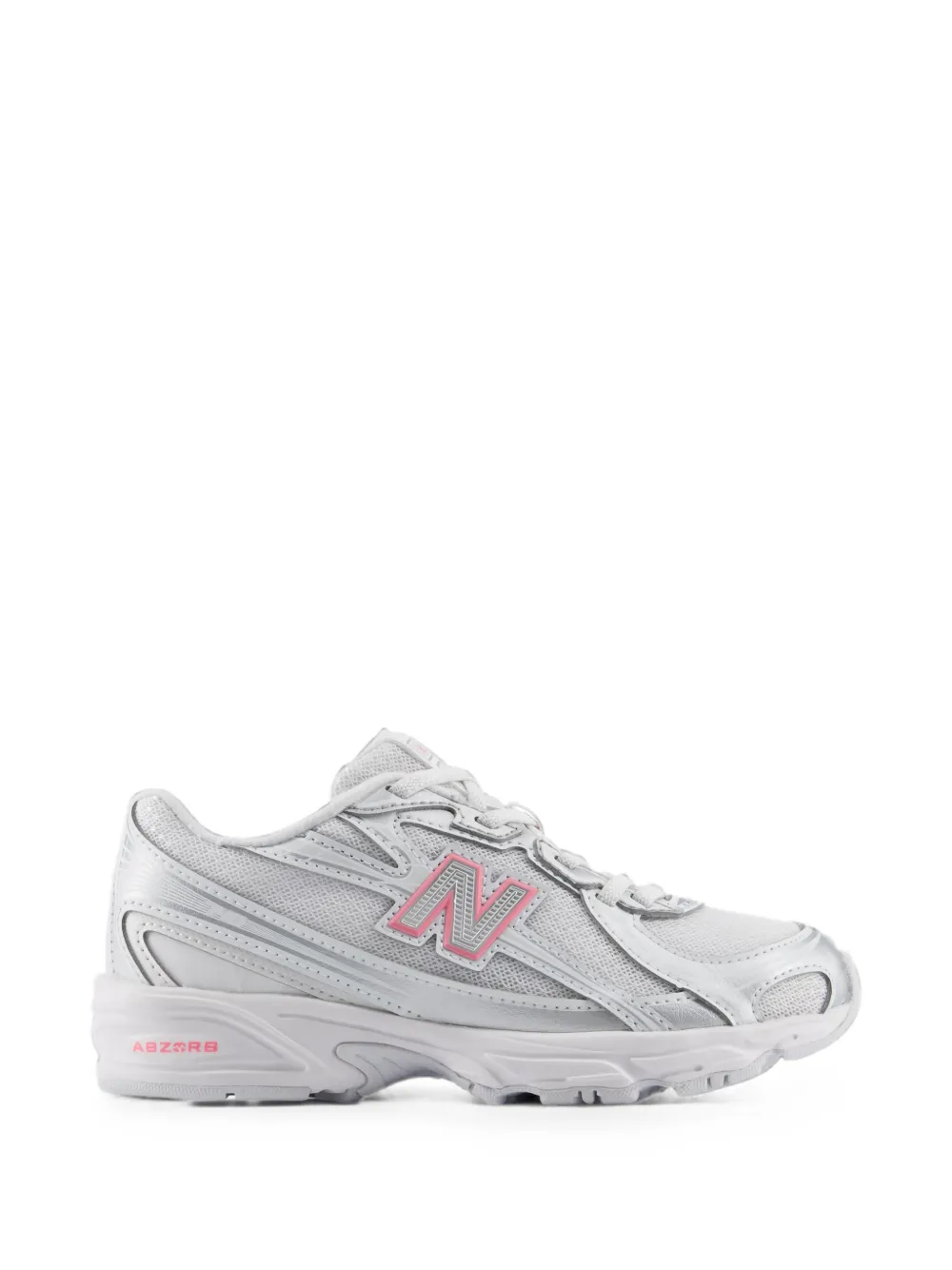 New Balance Kids 740 bungee-lace sneakers Grijs