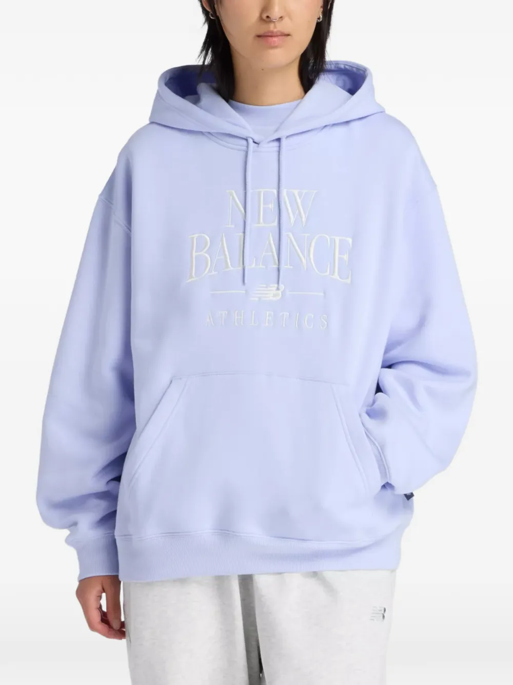 New Balance Trackside fleece hoodie - Viola