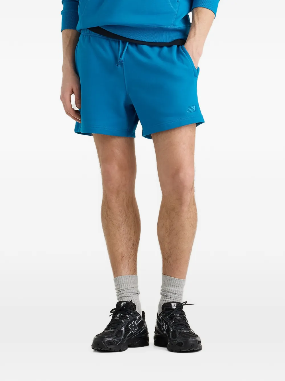 New Balance Shorts con logo - Blu