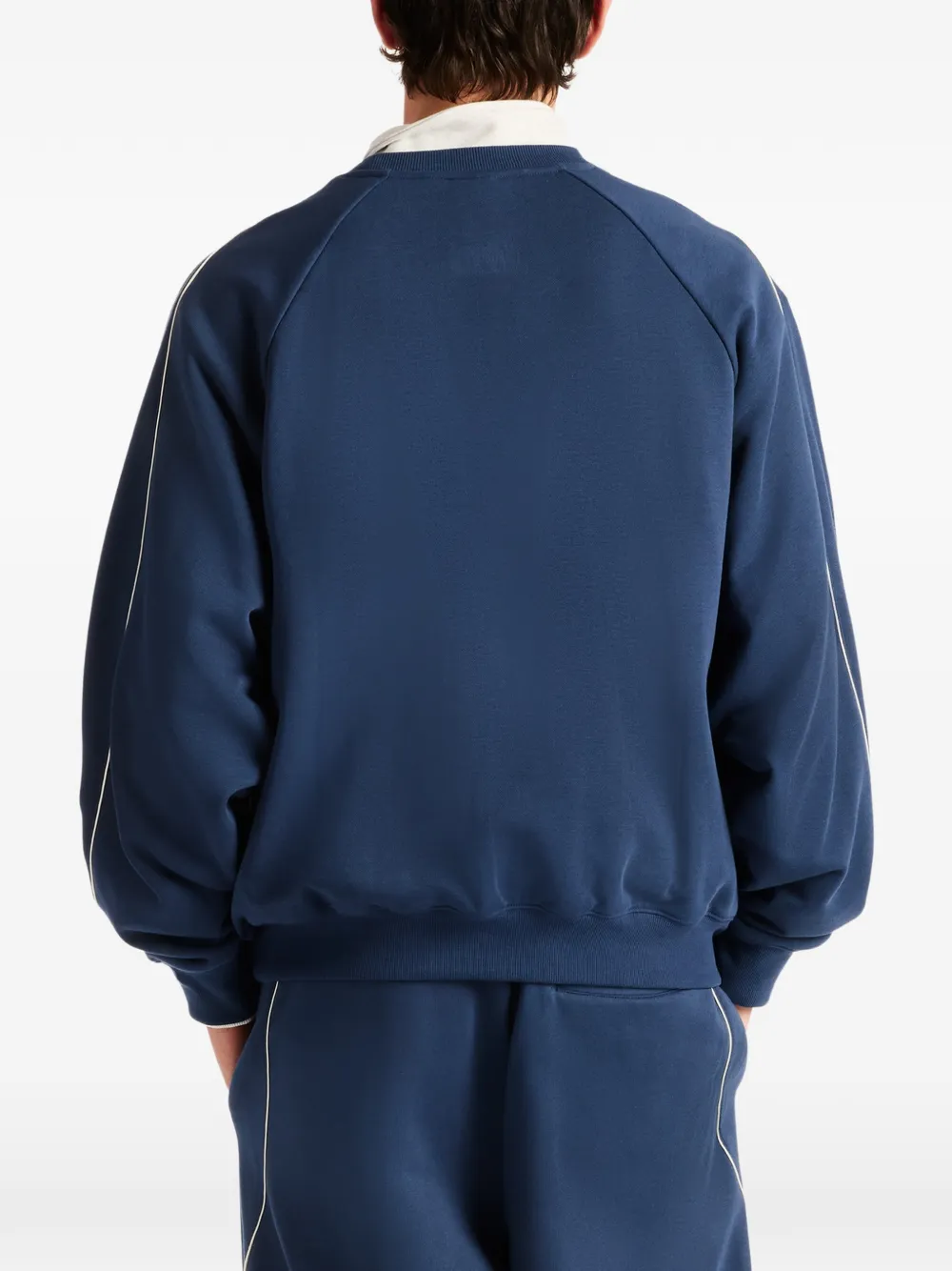 New Balance Trackside sweater Blauw