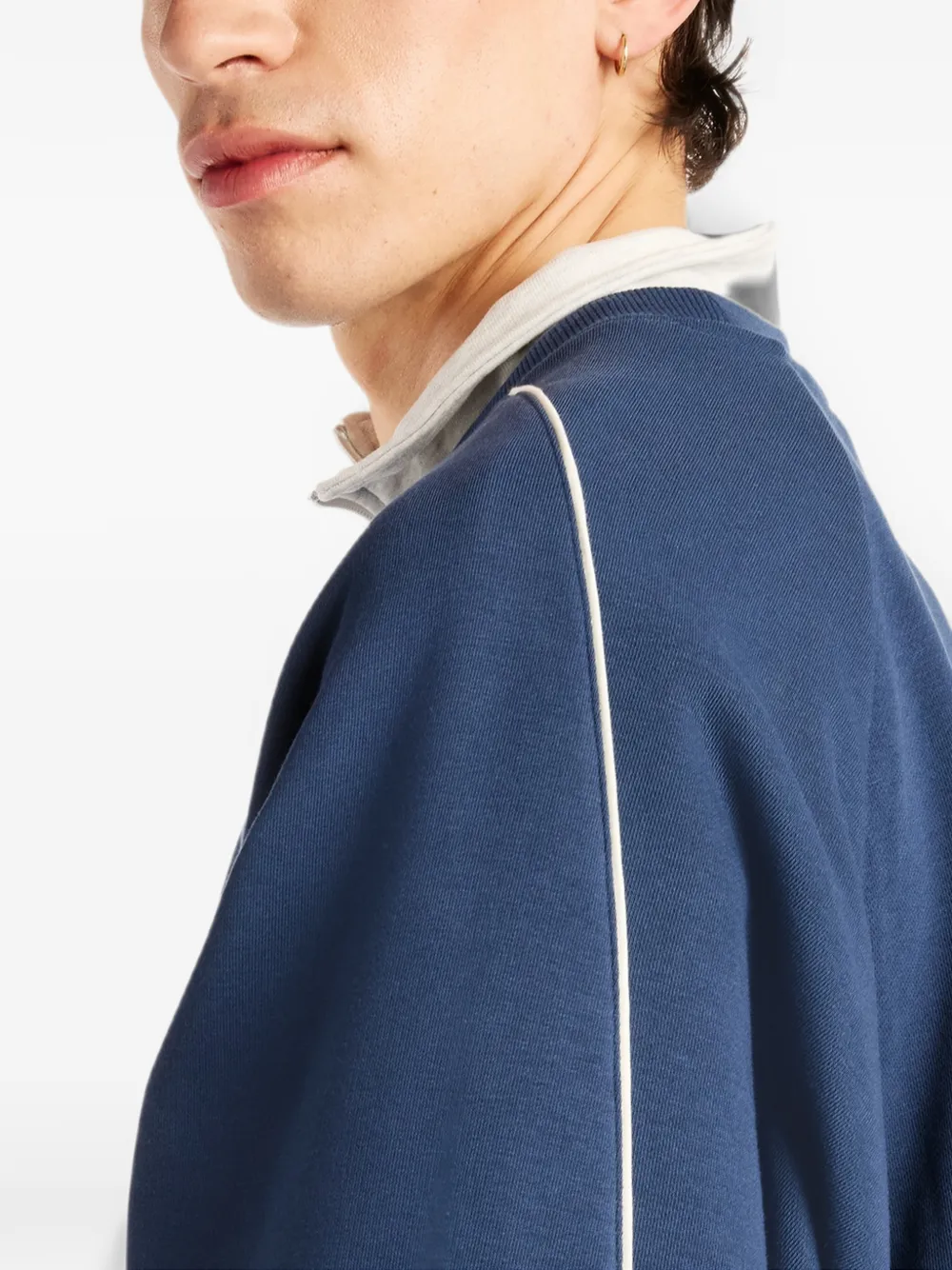 New Balance Trackside sweater Blauw