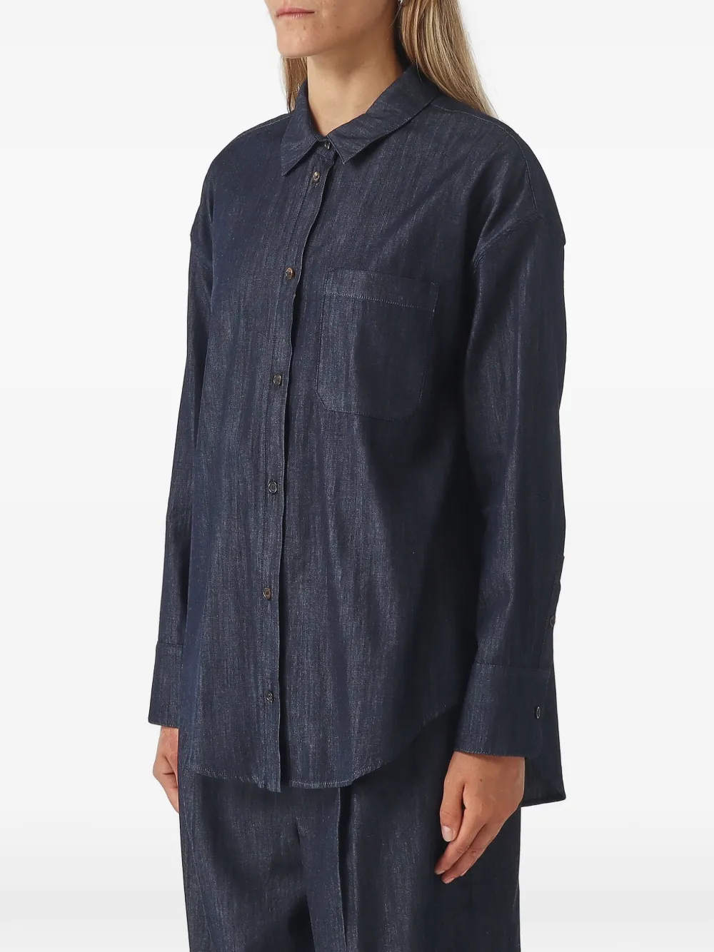 'S Max Mara Denim overhemd Blauw