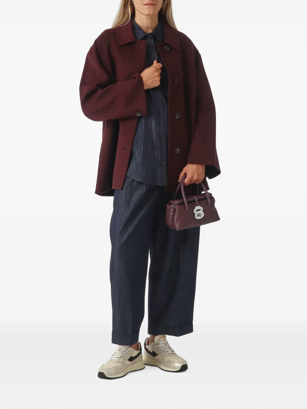 'S Max Mara Denim overhemd Blauw
