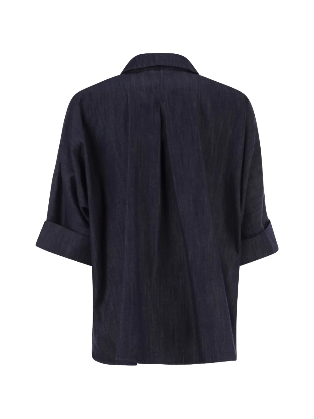 'S Max Mara Denim overhemd met korte mouwen Blauw