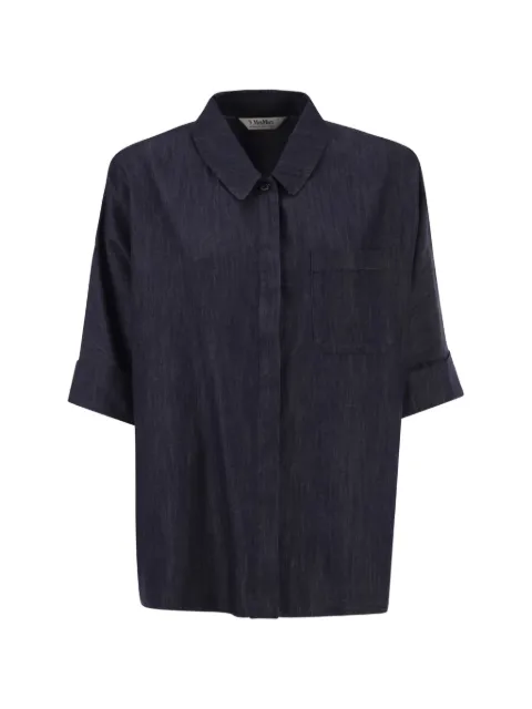 'S Max Mara short-sleeve denim shirt