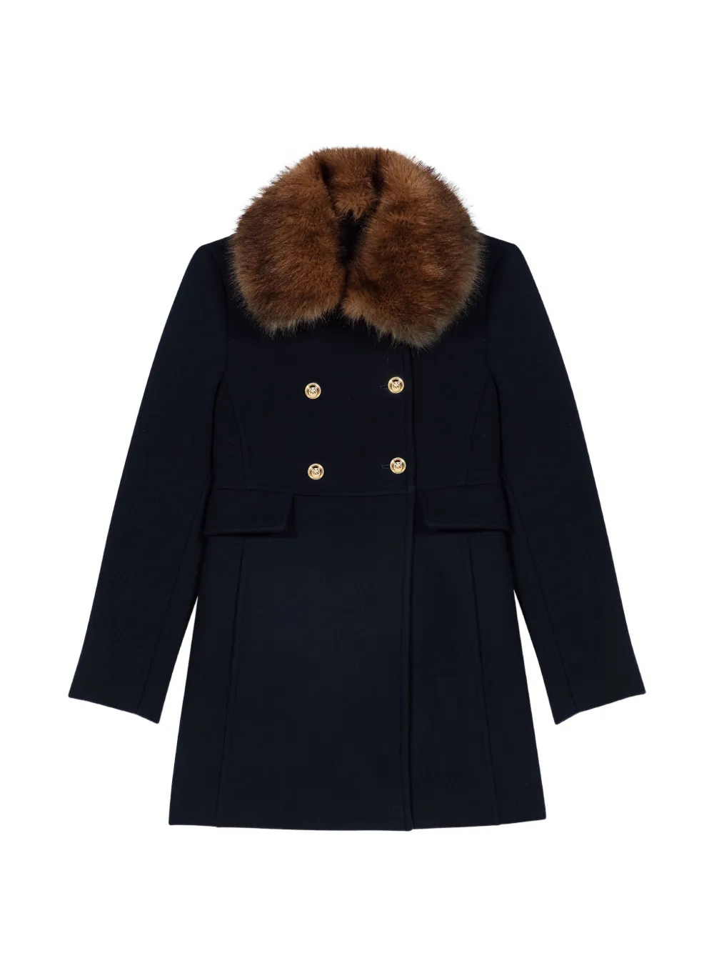 Maje wool blend coat - Blu