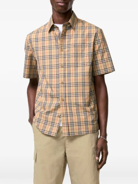 Burberry classic-fit Check cotton shirt