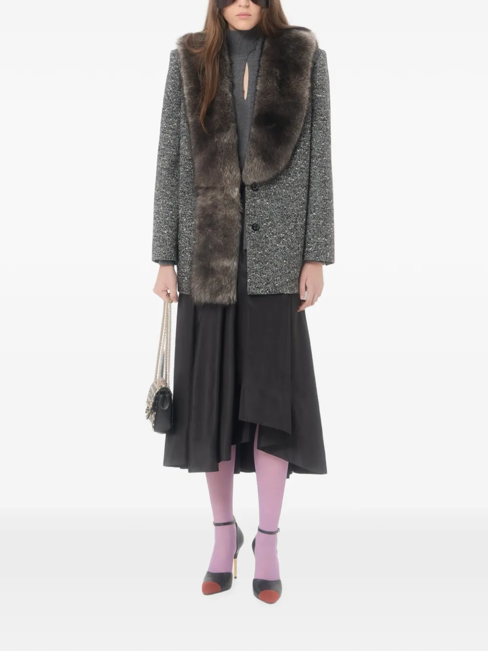 Valentino Garavani VLogo trui met sjaaldetail Grijs