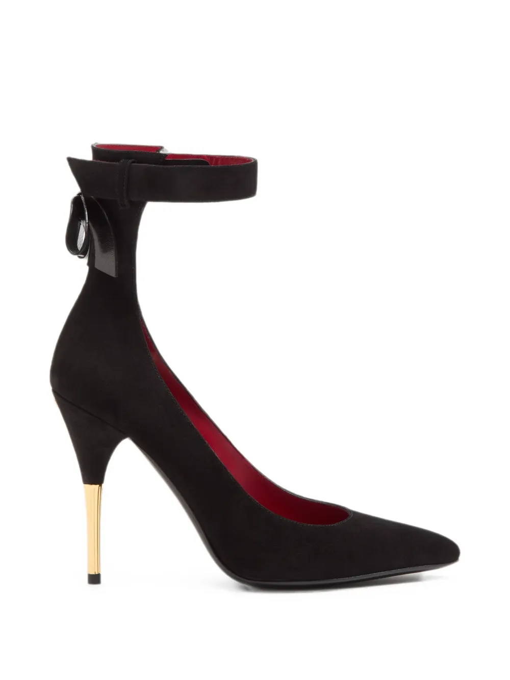 Valentino Garavani Fatale suede pumps 105mm Zwart