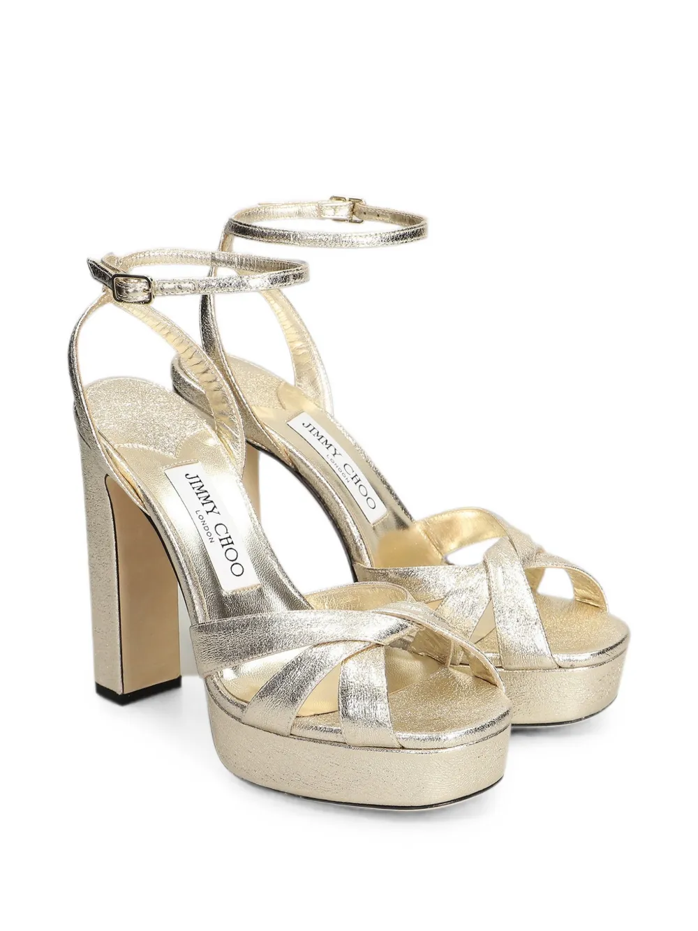 Jimmy Choo Kove platform sandals Goud