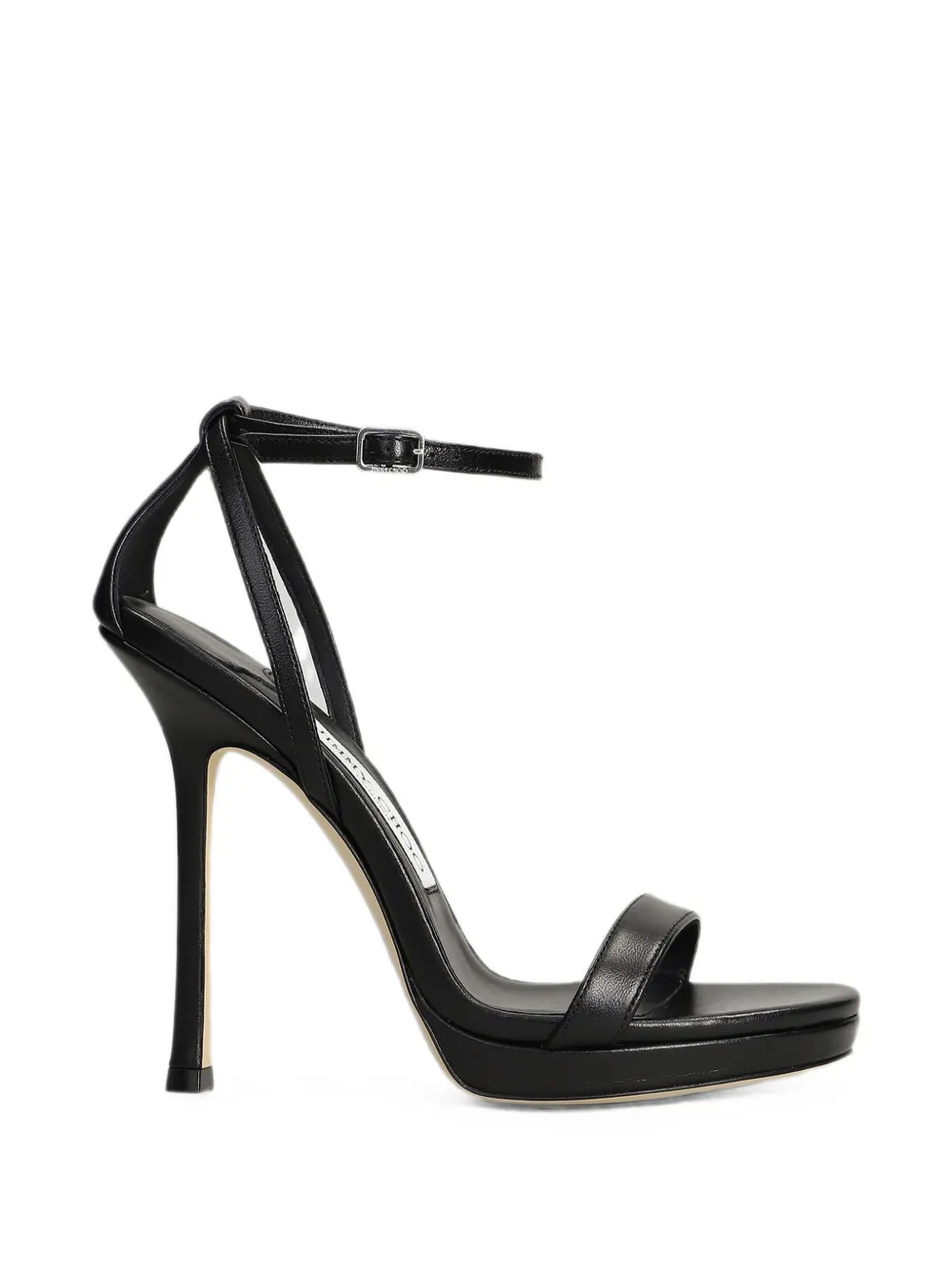 Jimmy Choo Moza platform sandals Zwart