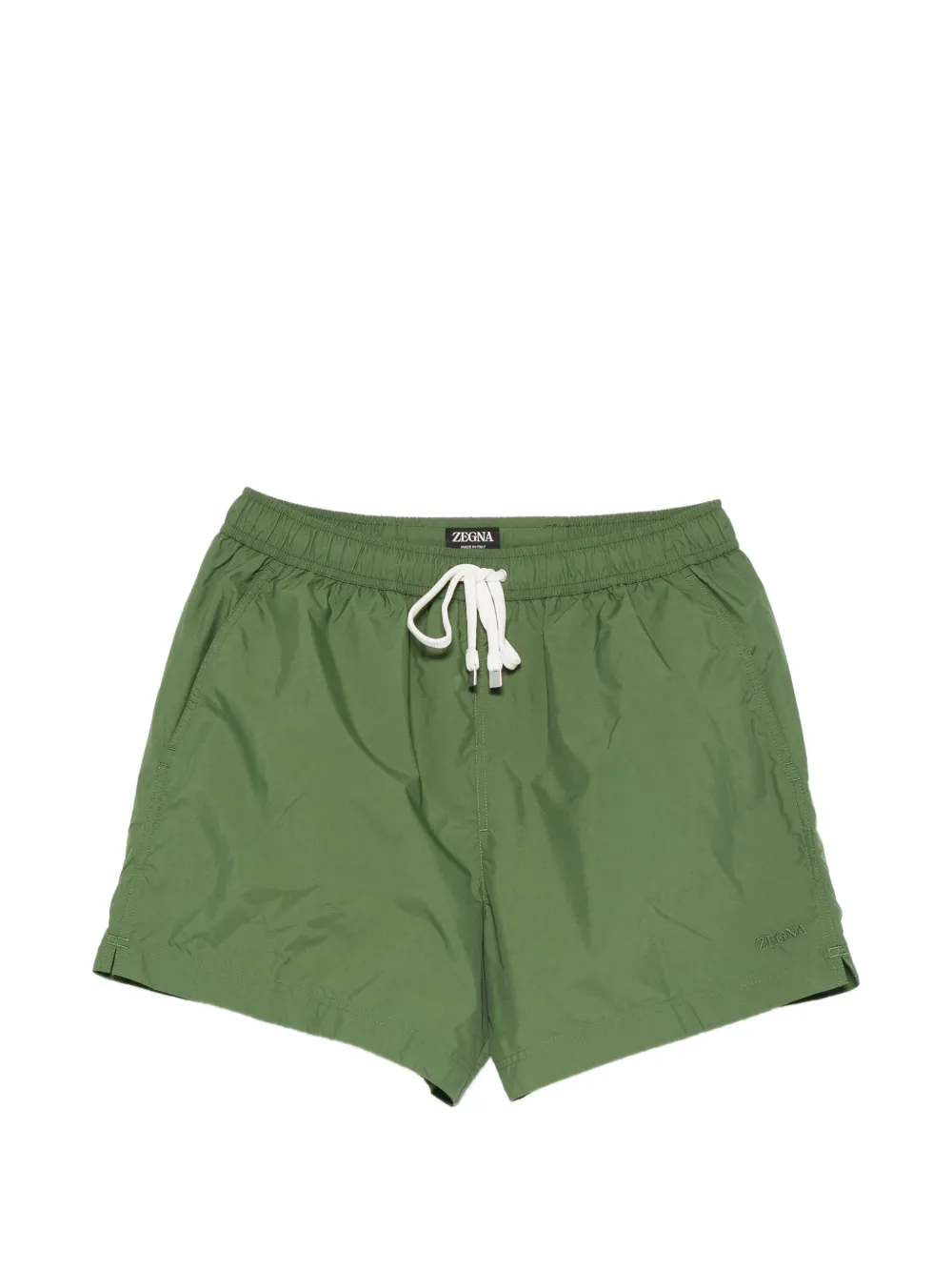 Zegna drawstring swim shorts - Verde