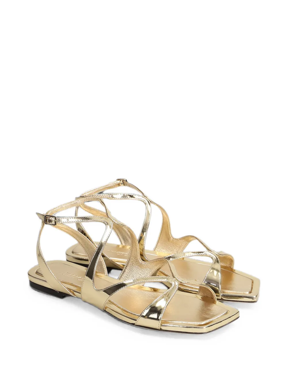 Jimmy Choo Ayla strappy sandals Goud
