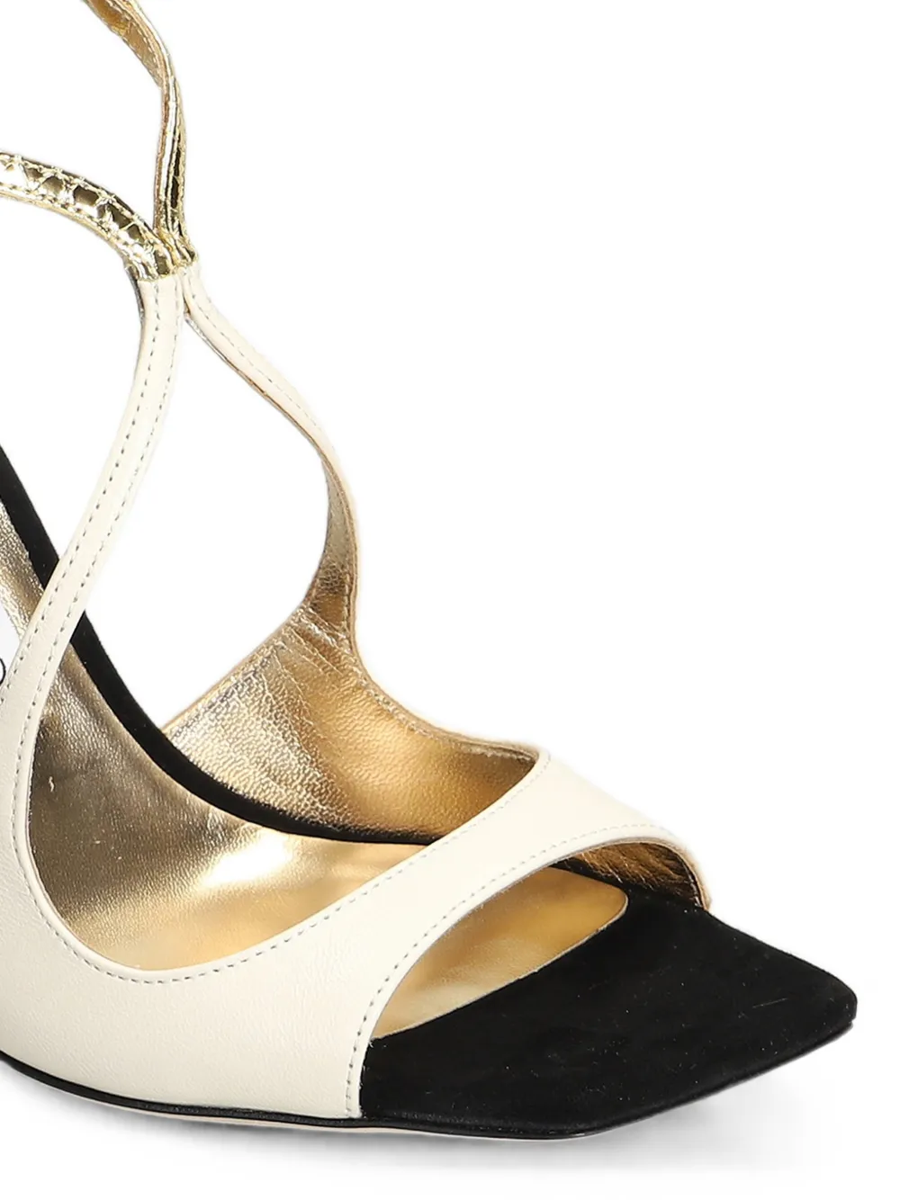 Jimmy Choo Azia buckled sandals Goud