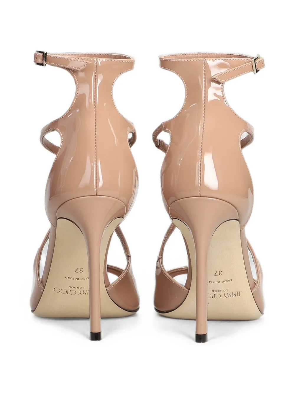 Jimmy Choo Azia crossover-strap sandals Beige