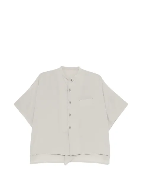 Y's Camisa em crepe-de-chine