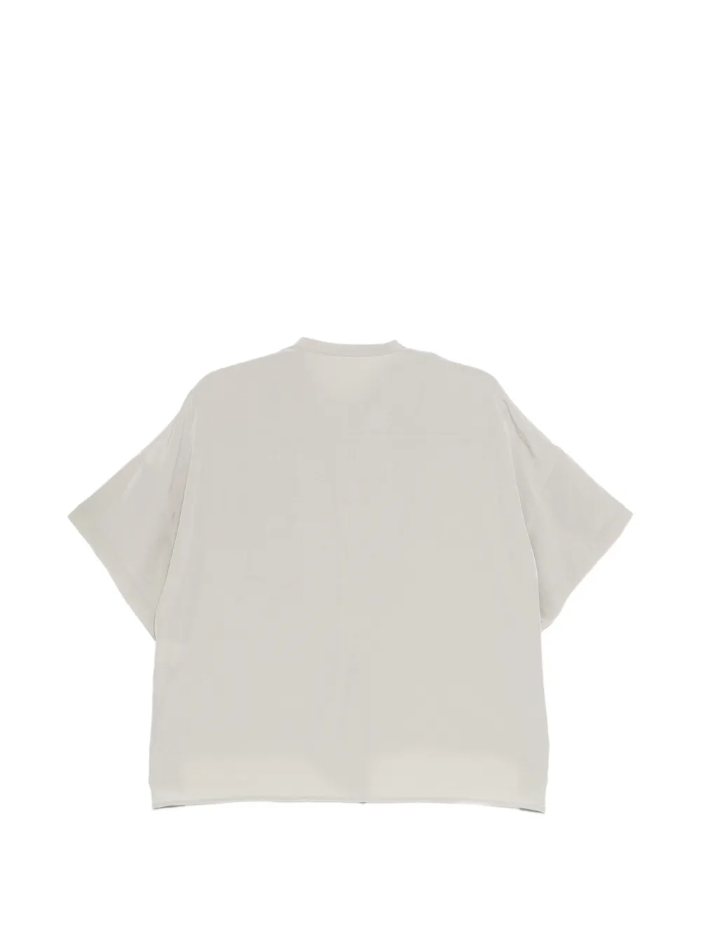 Y's Crêpe-de-chine blouse Grijs
